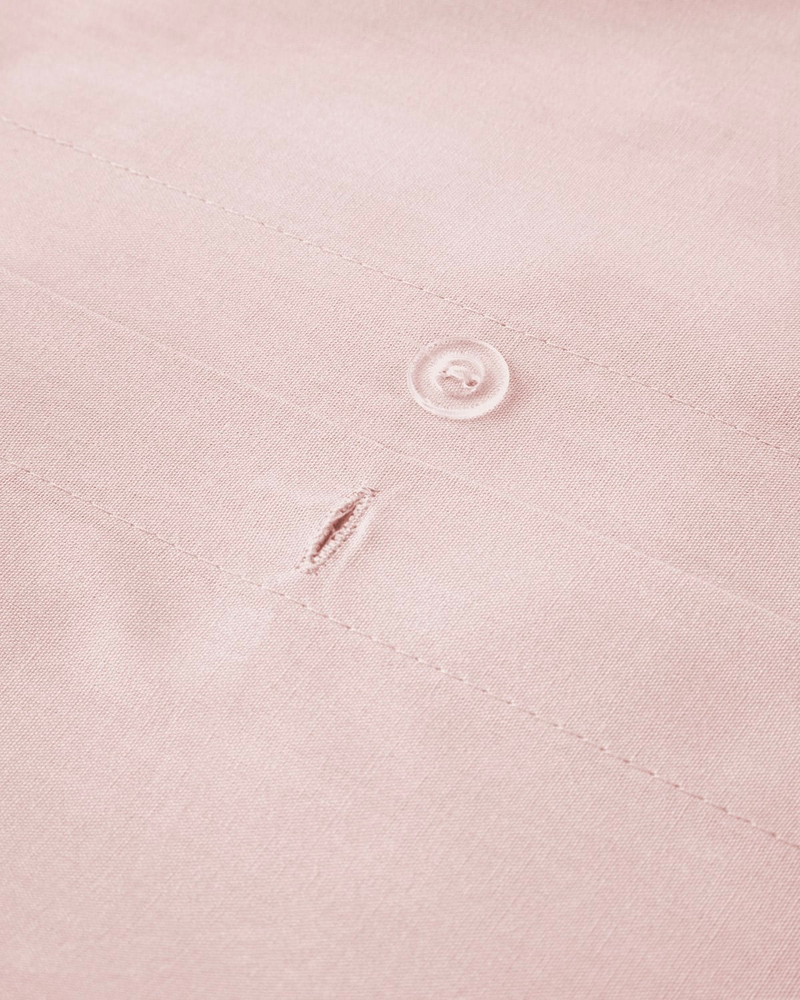 Pure Pamuk Çift Kişilik Nevresim Takımı 200x220 cm Toz Pembe