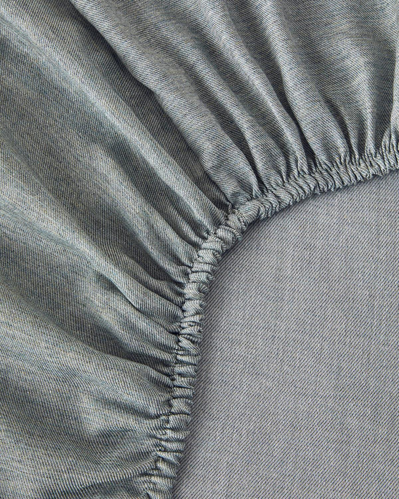 Pure Stripe İpliği Boyalı King Size Nevresim Takımı 240x220 cm Yeşil