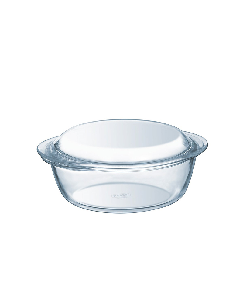 Pyrex Classic Cam Yuvarlak Fırın Kabı 2,1L Şeffaf