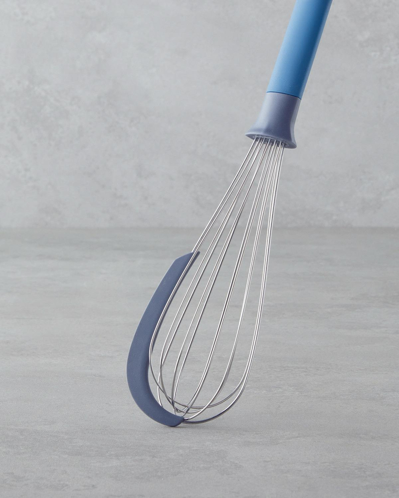 Rachelle Paslanmaz Çelik Çırpıcı 30 cm Mavi - Gri