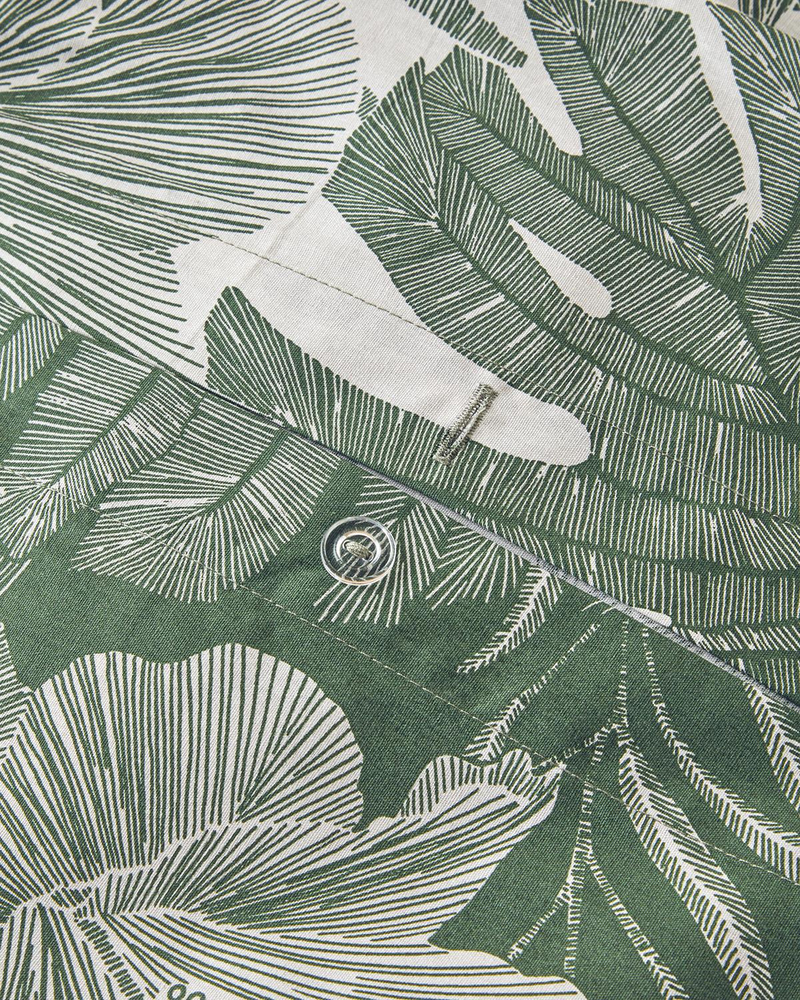 Rainforest Pamuk Çift Kişilik Nevresim Takımı 200x220 cm Yeşil