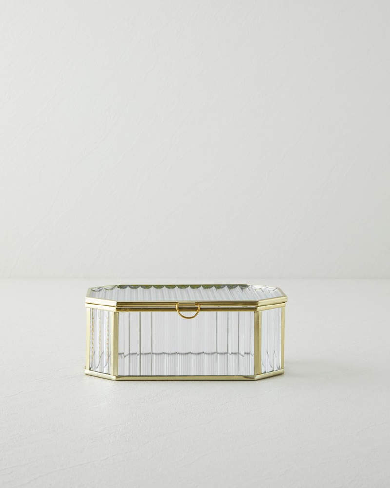 Rasia Dekoratif Kutu 18x11,5x7 cm Gold