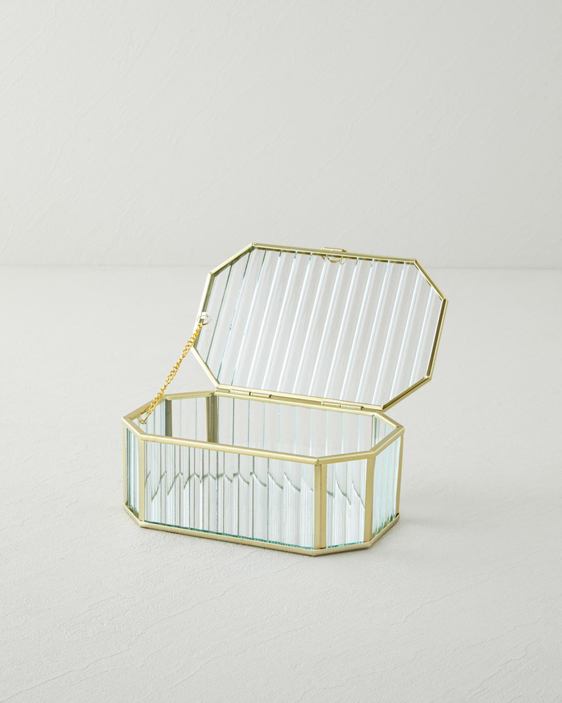 Rasia Dekoratif Kutu 18x11,5x7 cm Gold