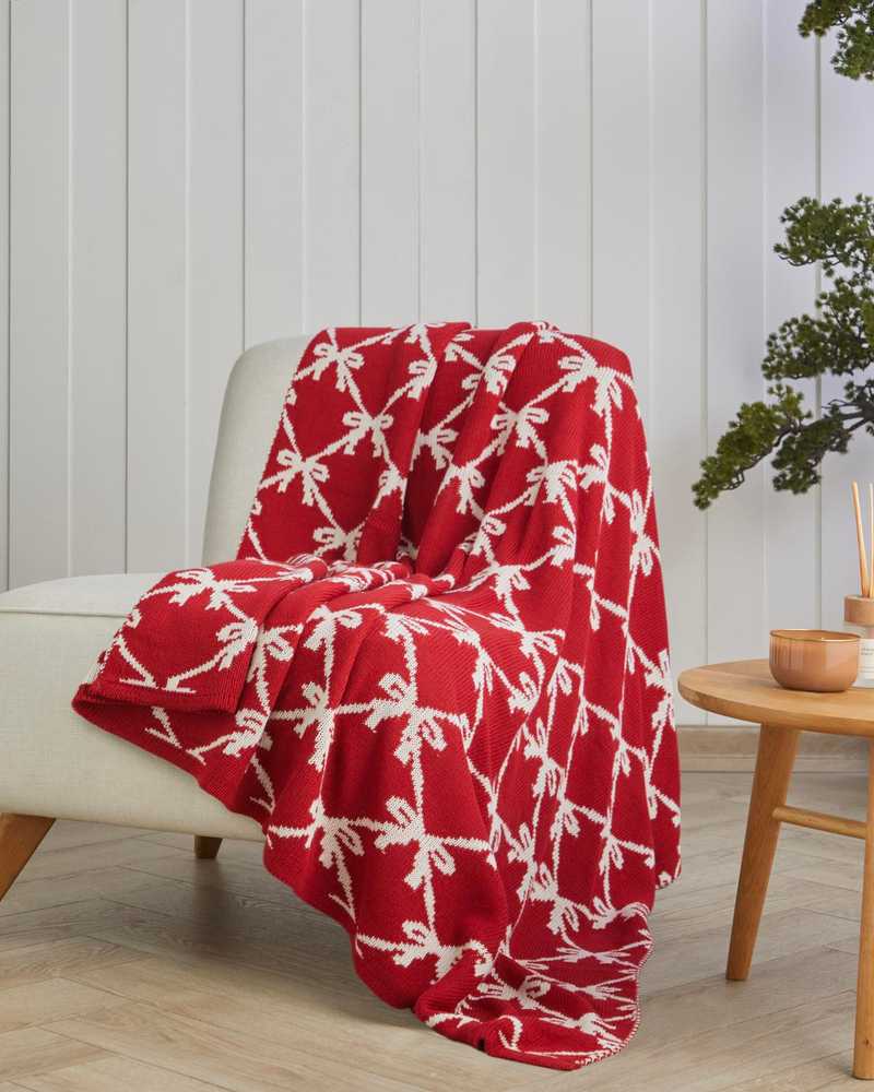 Red Year Koltuk Şalı 130x170 cm Kırmızı