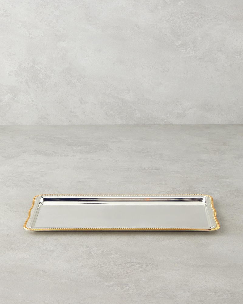 Reflection Metal Tepsi 32x17 cm Gold-Silver
