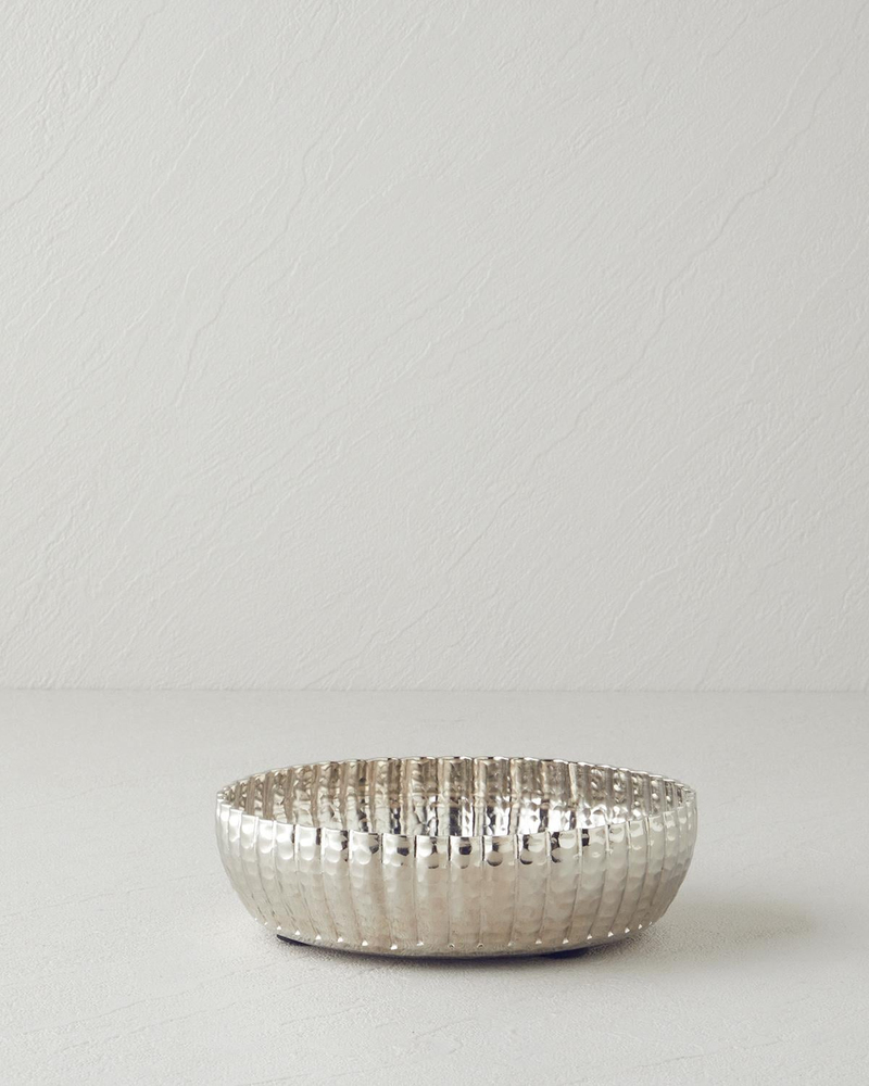Regina Metal Dekoratif Tabak 15 x 15 x 4.5 cm Silver