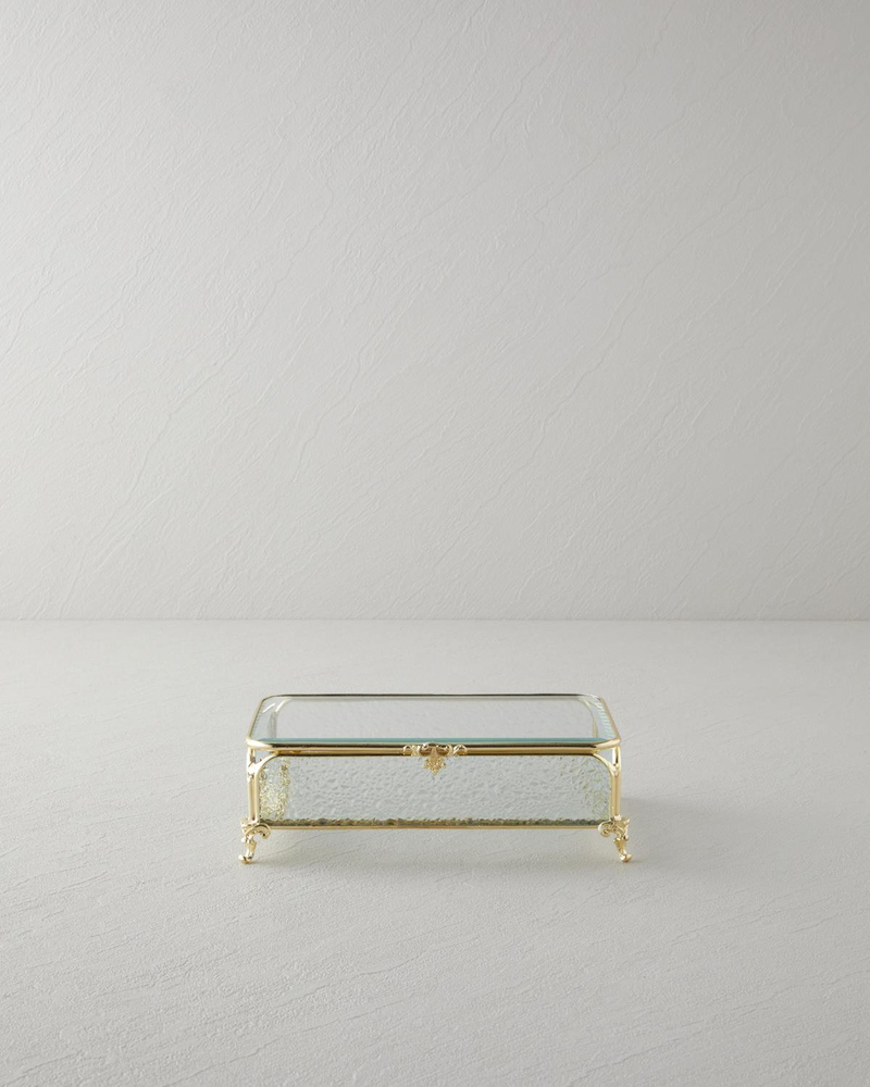 Rina Dekoratif Kutu 18x12x6 cm Gold