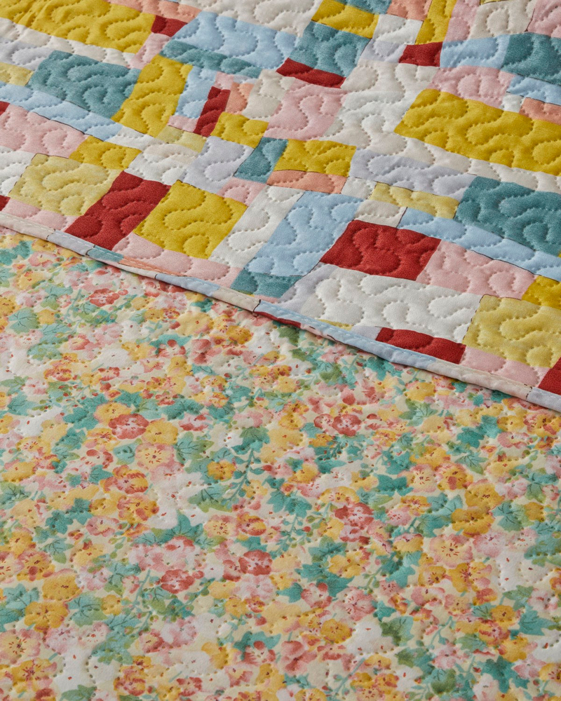 Ripple Bloom  Tek Kişilik Çok Amaçlı Örtü 160x220 cm Turuncu