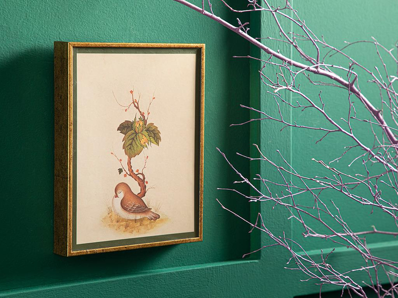 Robin Bird Tablo Gold