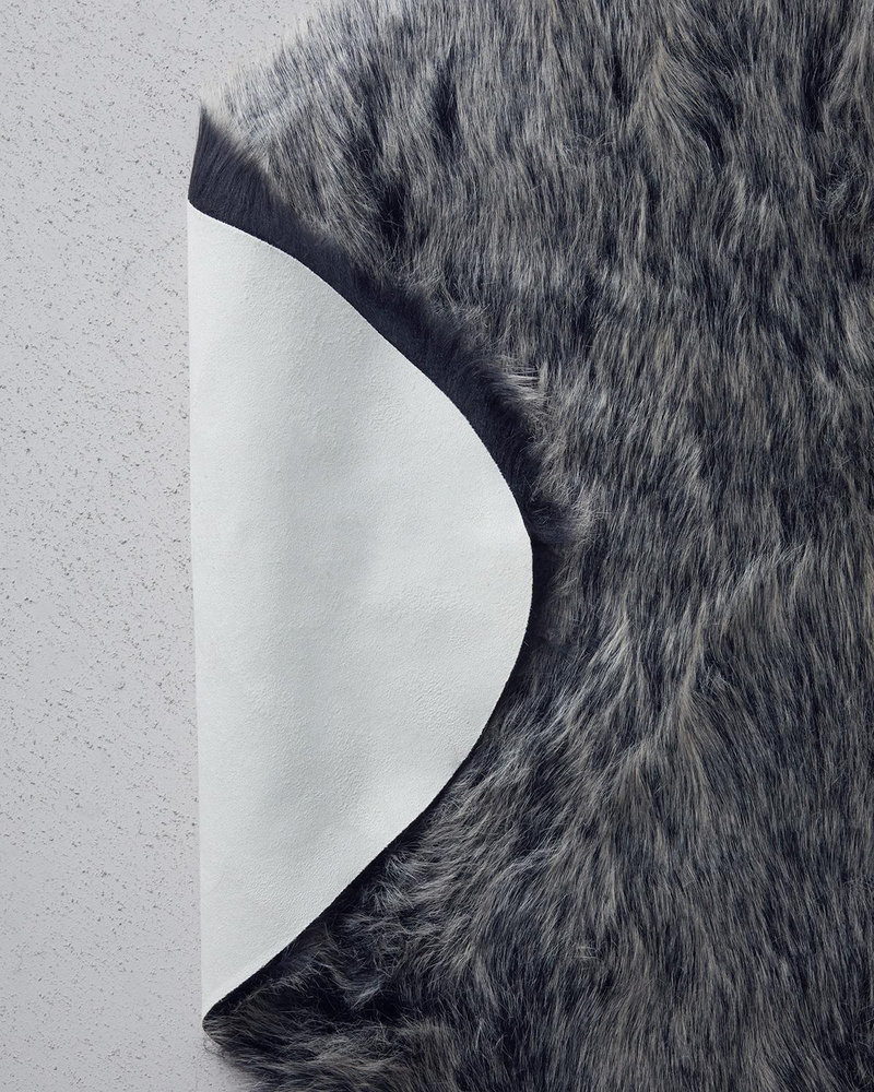 Roe Pelüş Post 100x150 cm Siyah
