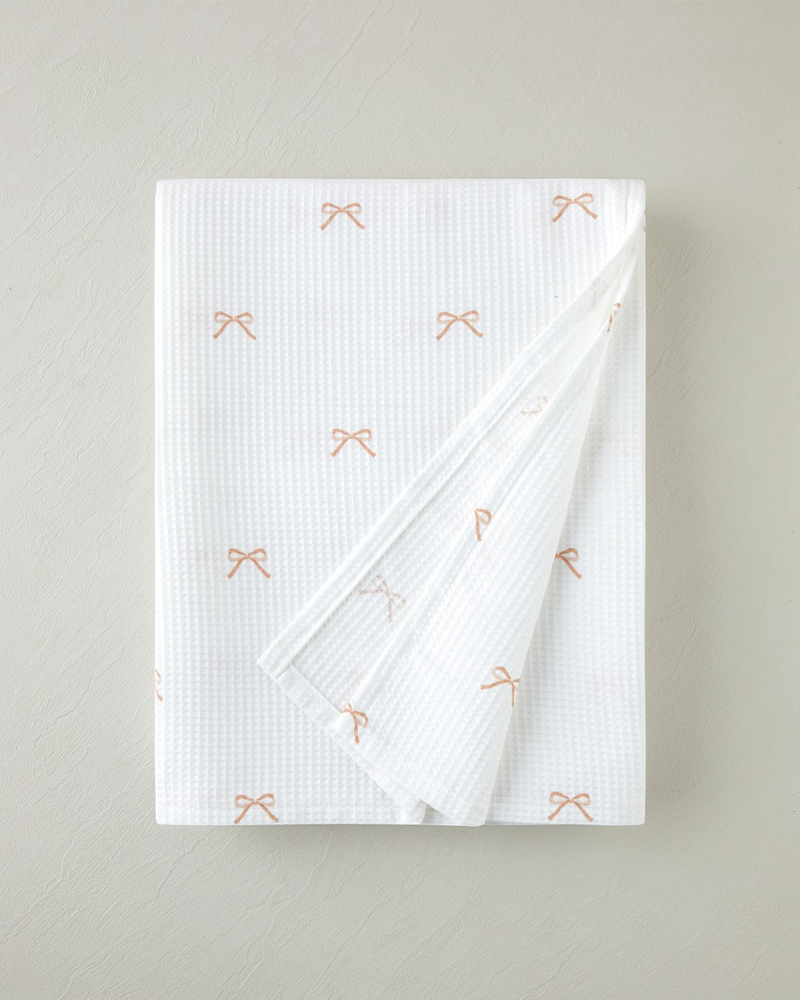 Romance Ribbon Tek Kişilik Pike 150x220 cm Pembe