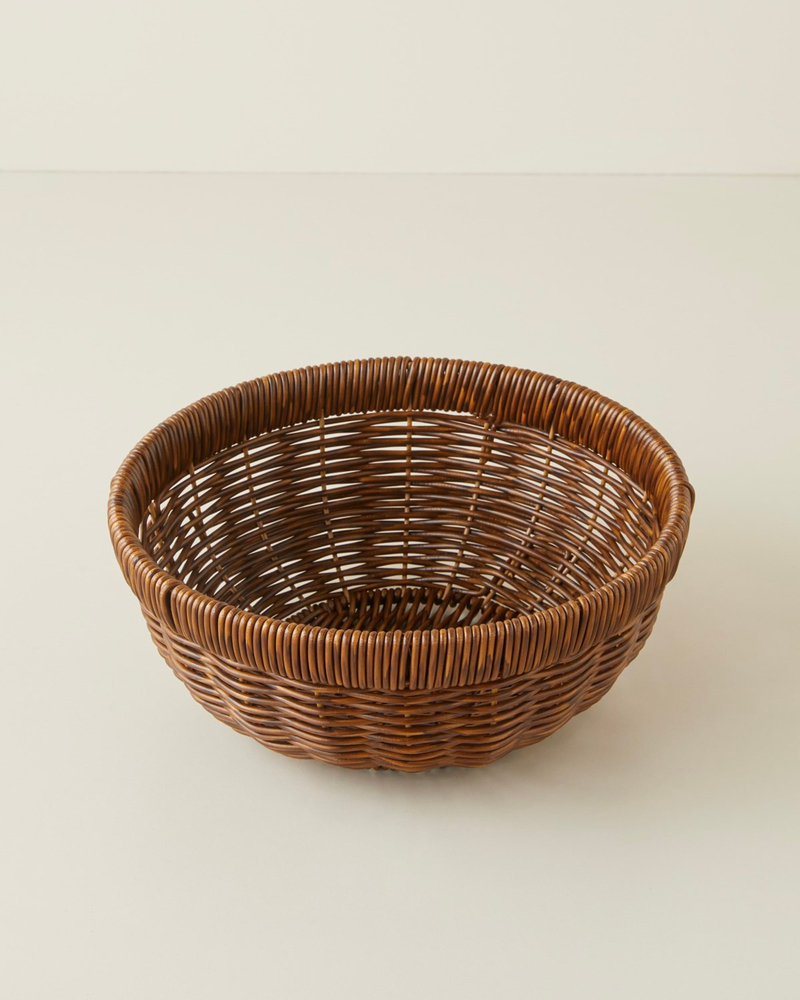 Roselle Rattan Sunumluk 23x9,5 cm Kahverengi