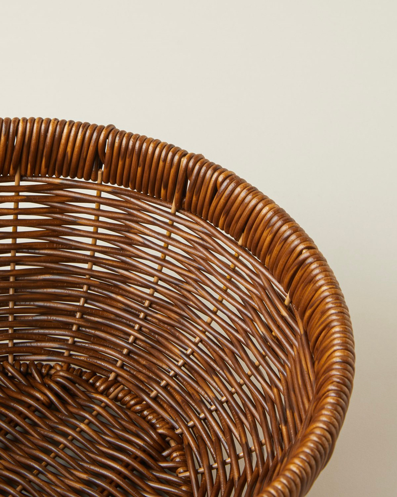 Roselle Rattan Sunumluk 23x9,5 cm Kahverengi