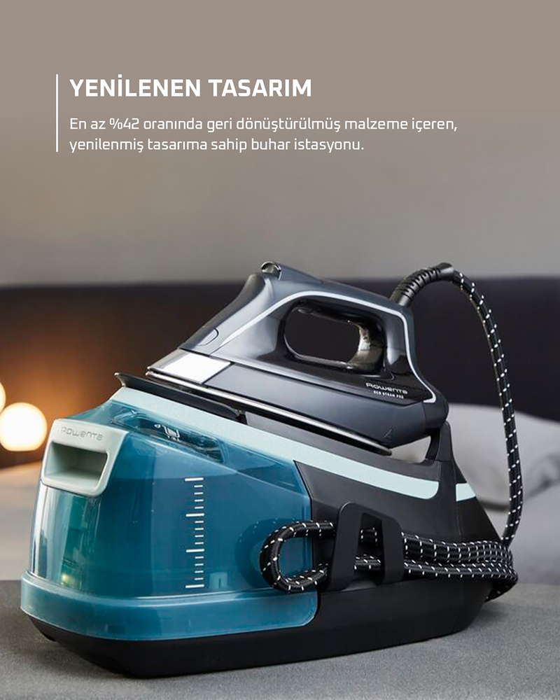 Rowenta Eco Steam Pro DG9621 Buhar Kazanlı Ütü 2800 W Siyah-Bej