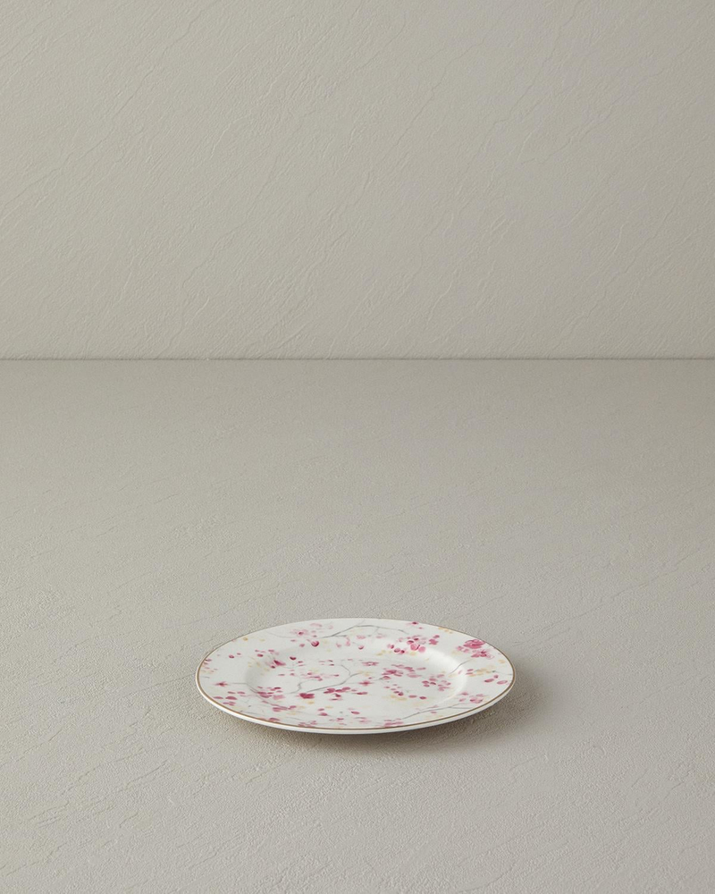 Sakura Garden New Bone China Pasta Tabağı Açık Pembe