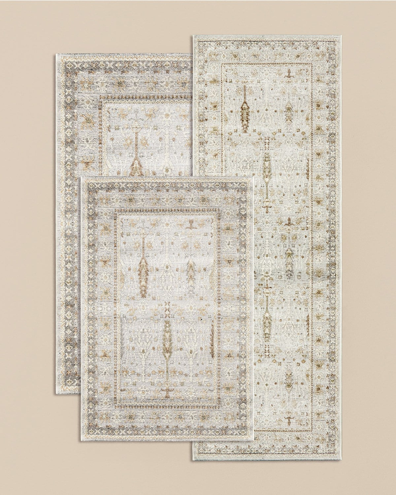 Serenat Halı 80x300 cm Gri