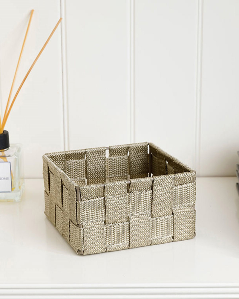 Shine Sepet 14x14x7,5 cm Koyu Bej