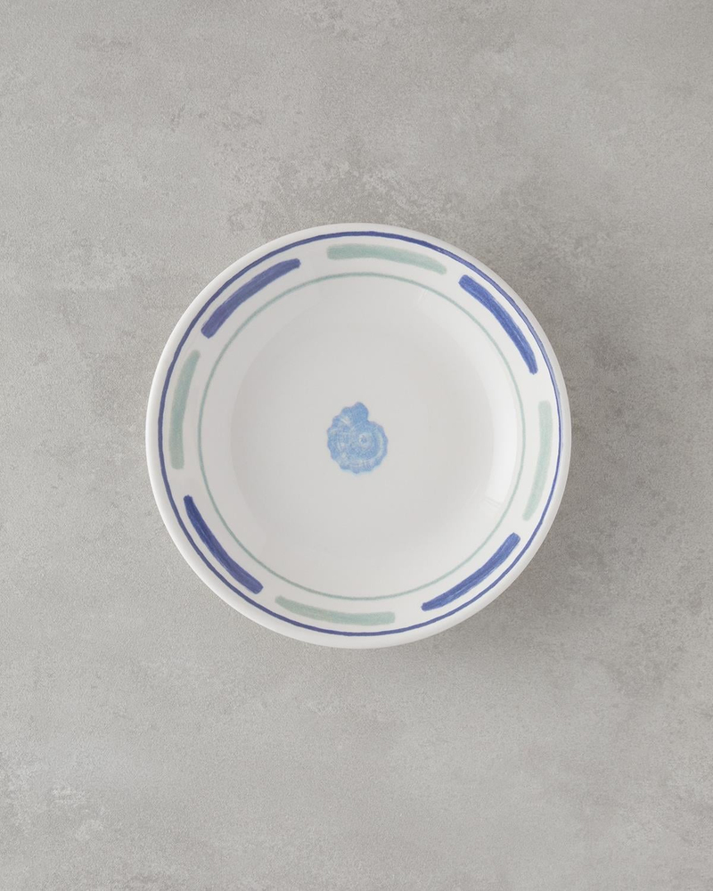 Shoreline Seramik Çukur Tabak 19,5 cm Mavi-yeşil