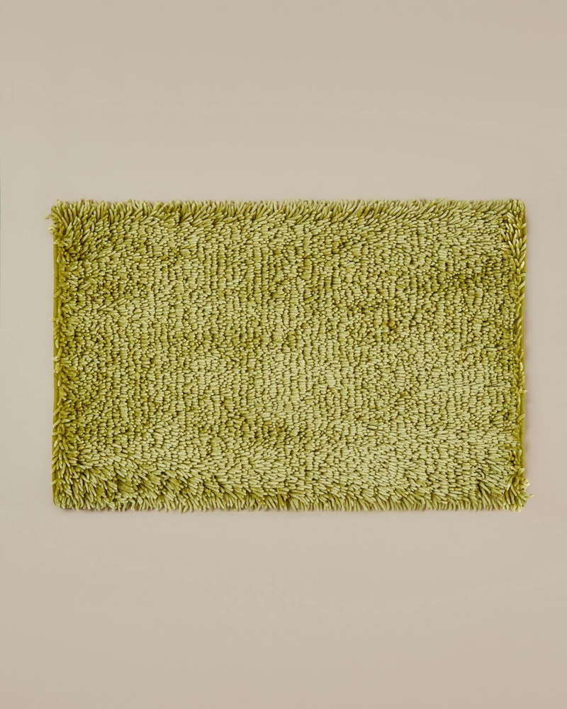Silky Shine Kaydırmaz Taban Banyo Paspası 50x80 cm Yeşil