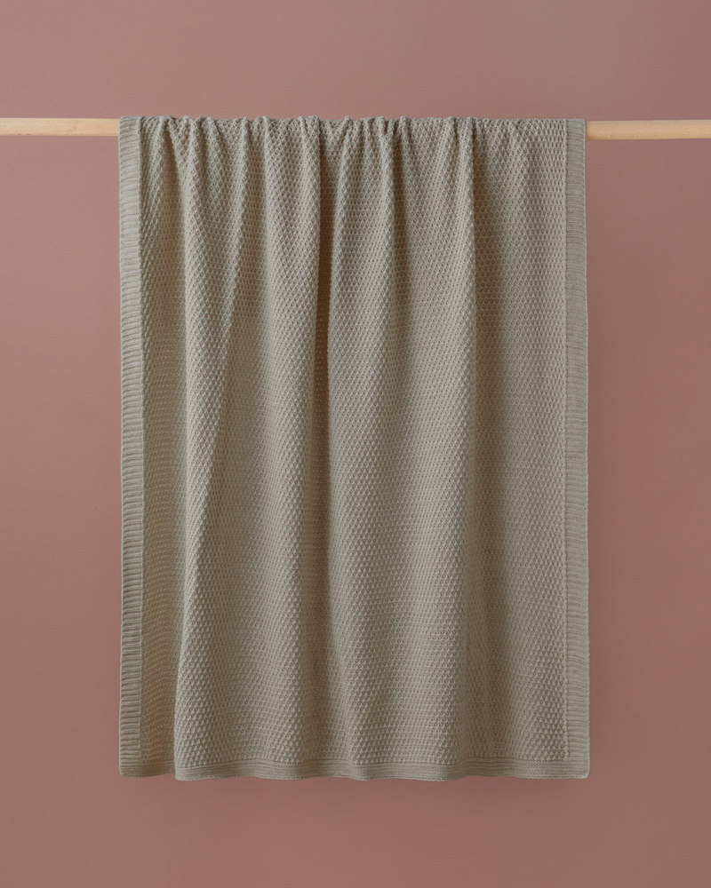 Simple White Koltuk Şalı 130x170 cm Vizon