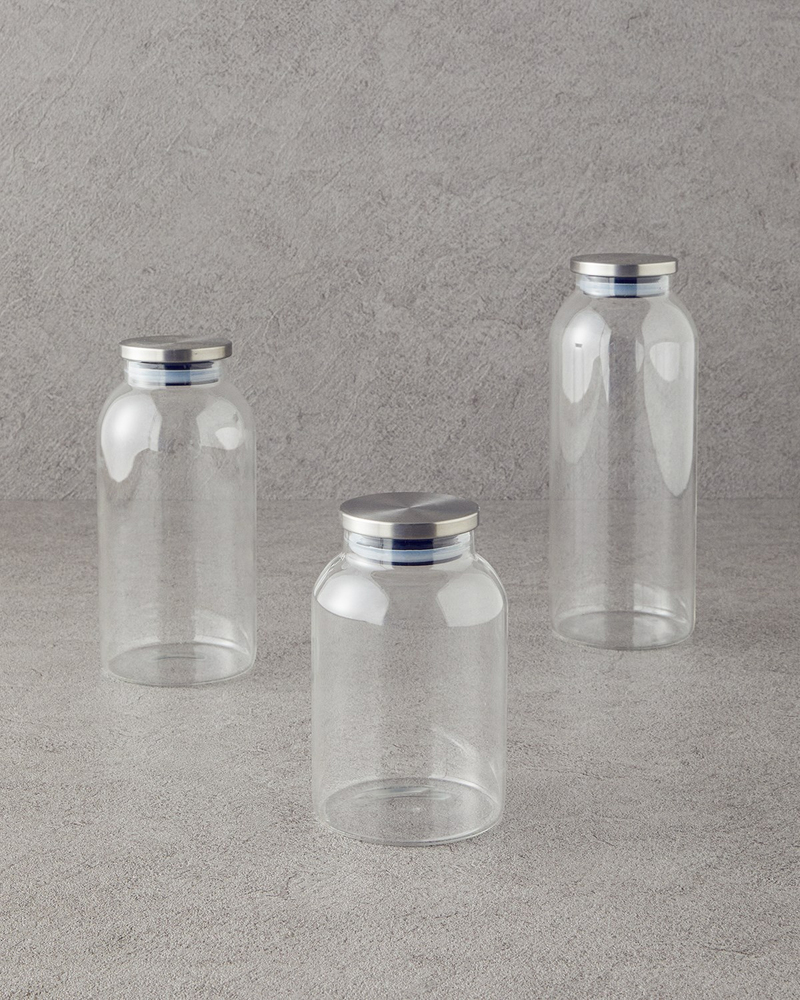 Sinna Borosilikat Kavanoz 1000 ml Şeffaf