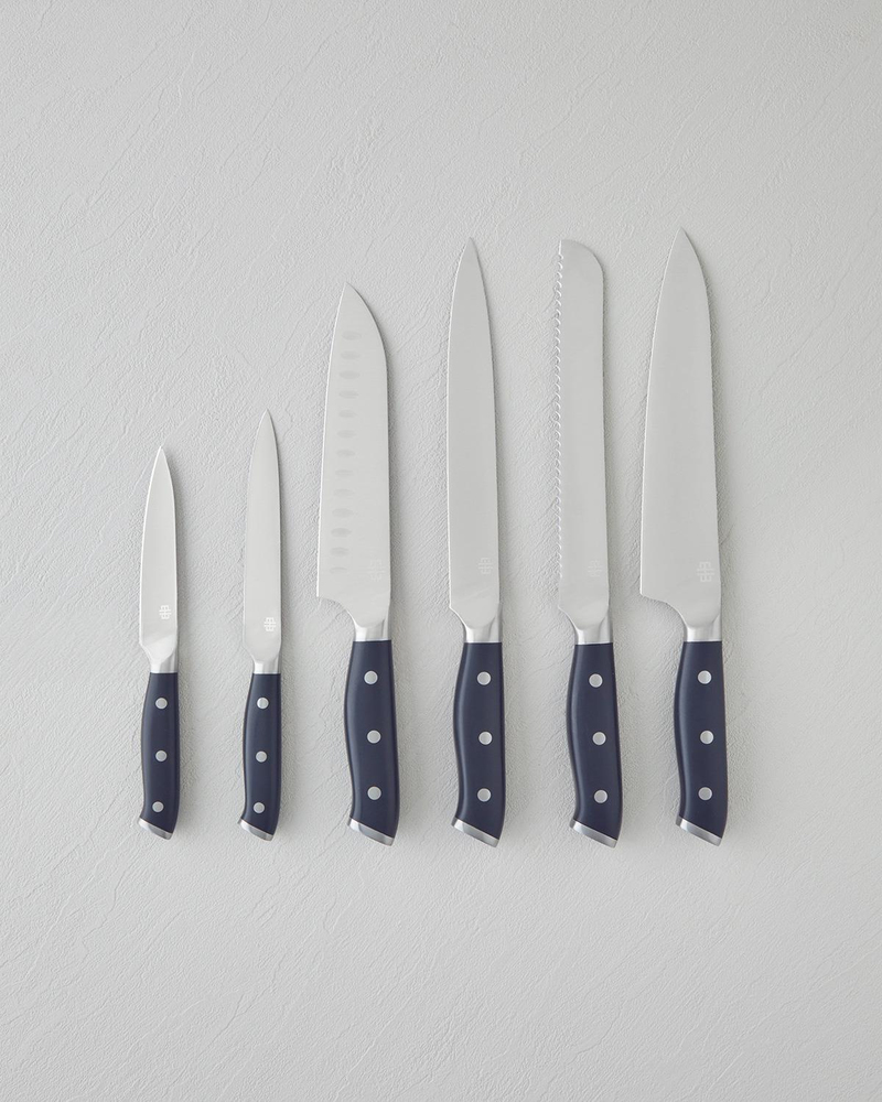 Smart Cut Paslanmaz Çelik 7 Parça Bıçak 34.5x34x34x31x24x21 cm Siyah