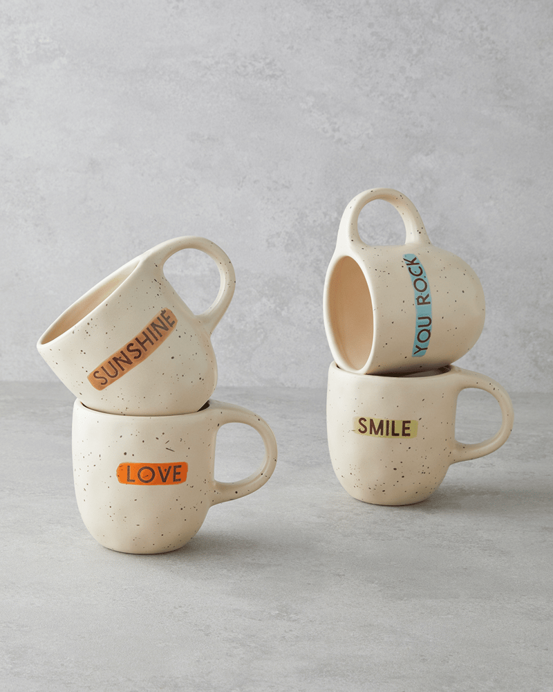 Smile Stoneware Kupa 395 ml Açık Yeşil