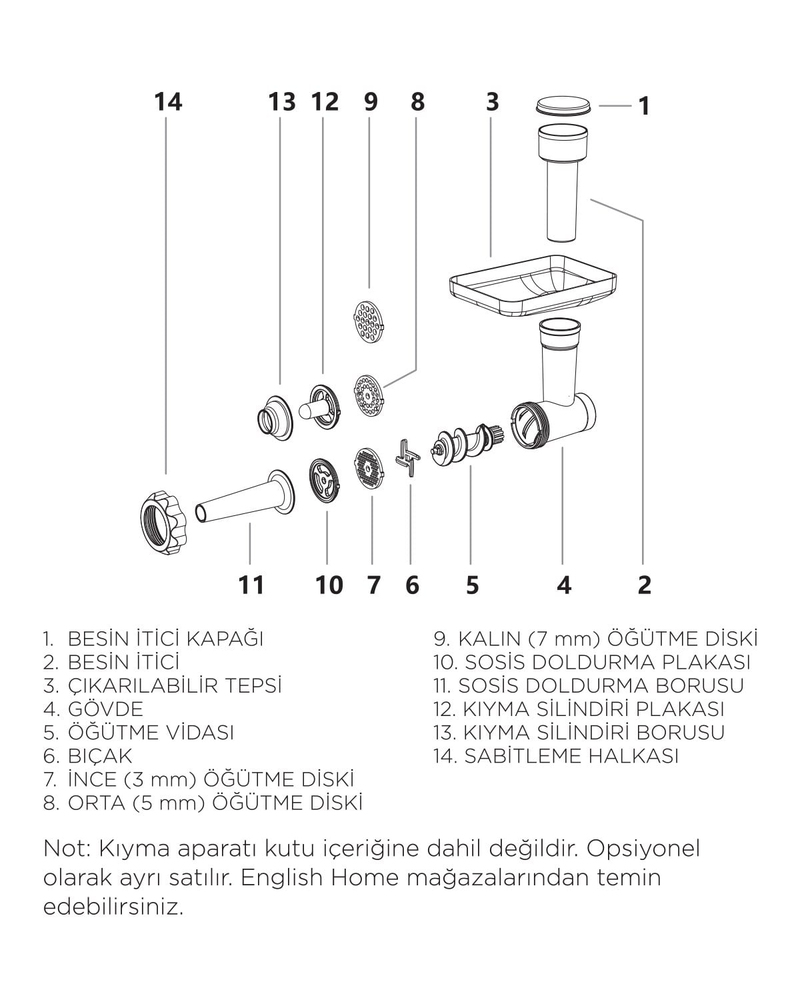 SMR3002 Kıyma Aparatı