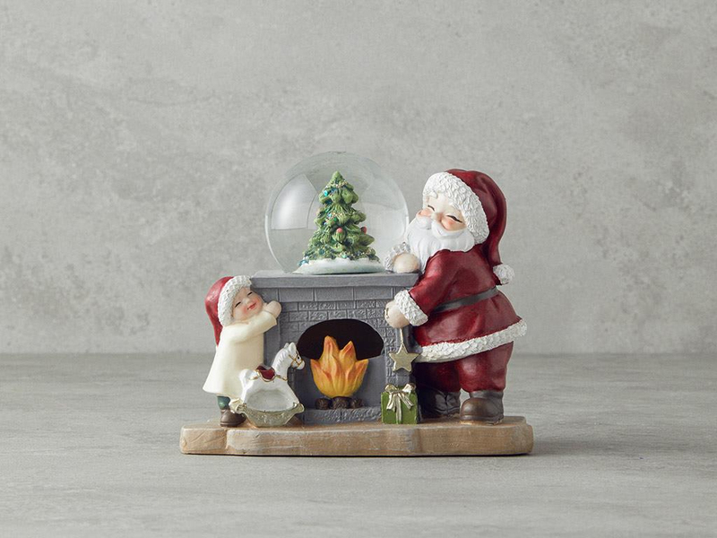 Snow Ball Ledli Kar Küresi Kırmızı