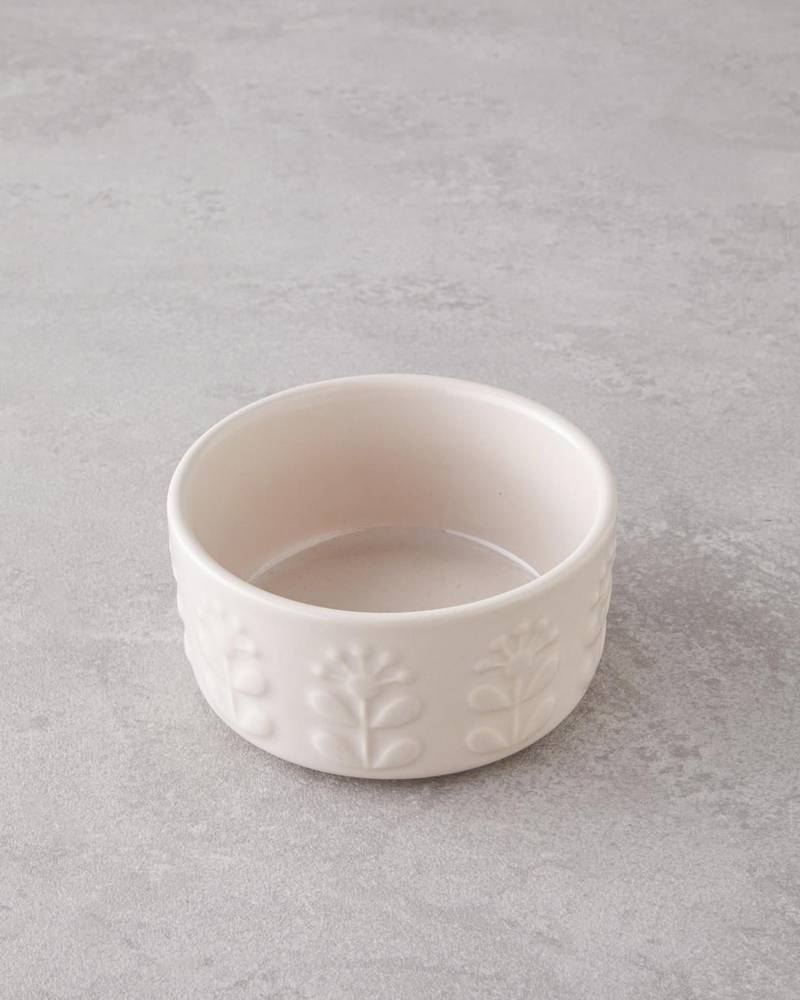 Soft Bloom Stoneware 2'li Fırın Kabı 10 – 10 cm Krem