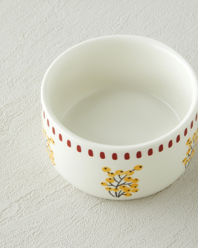 Soft Botanics Stoneware 4 Parça Sunumluk 20 cm Renkli