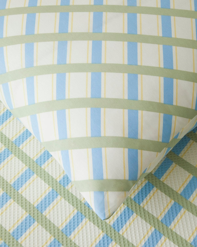 Soft Breeze Çift Kişilik Pike Takımı 200x220 cm Yeşil