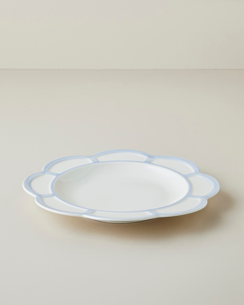 Soft Cloud Stoneware Çukur Tabak 26 cm Açık Mavi