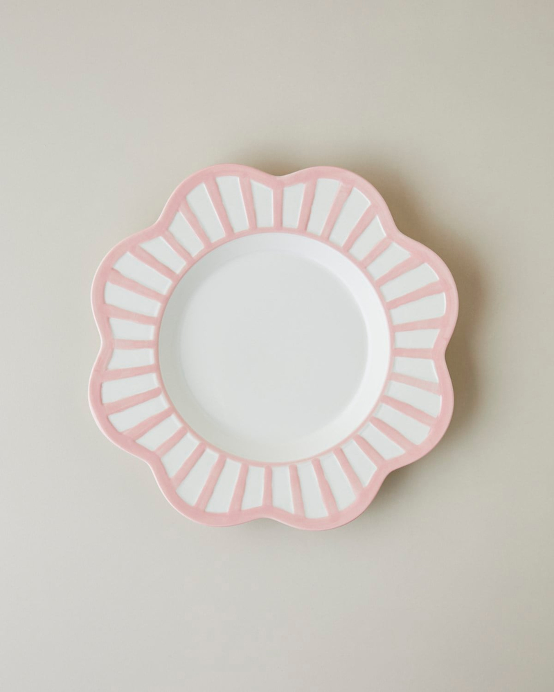 Soft Cloud Stoneware Servis Tabağı 27,5 cm Açık Pembe