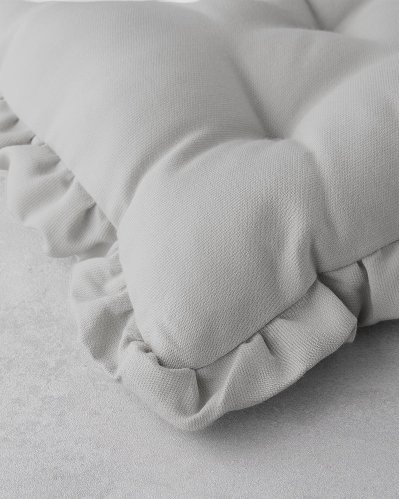 Soft Cozy Sandalye Minderi 40x40 cm Açık Gri