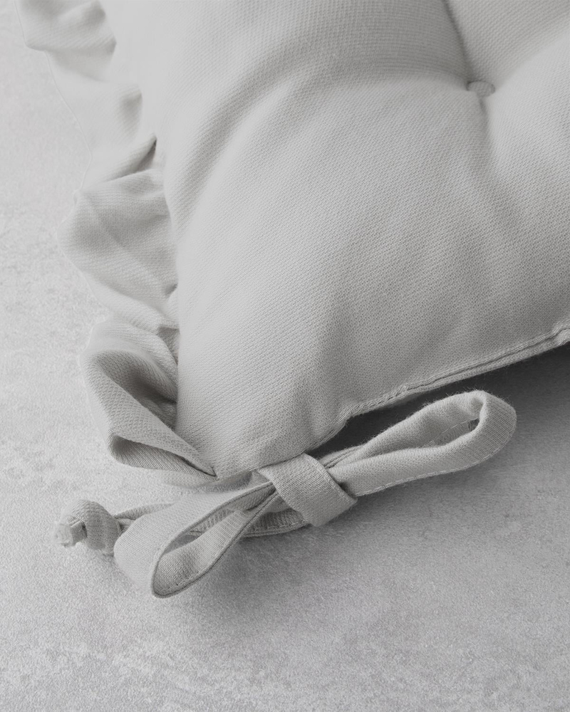 Soft Cozy Sandalye Minderi 40x40 cm Açık Gri