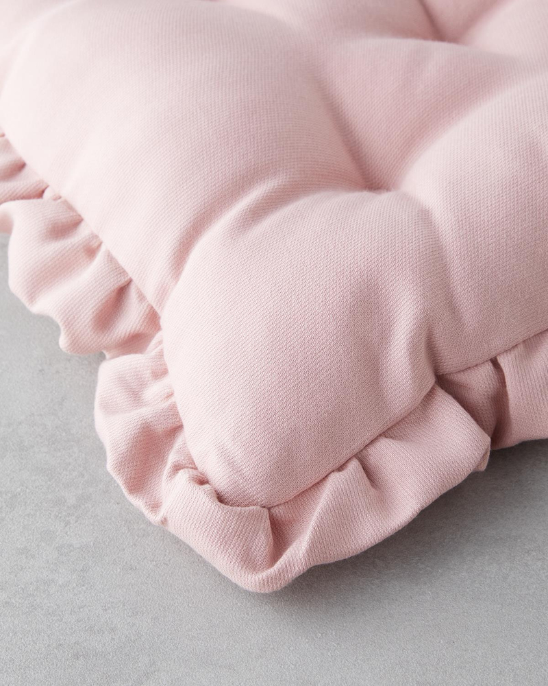 Soft Cozy Sandalye Minderi 40x40 cm Pudra