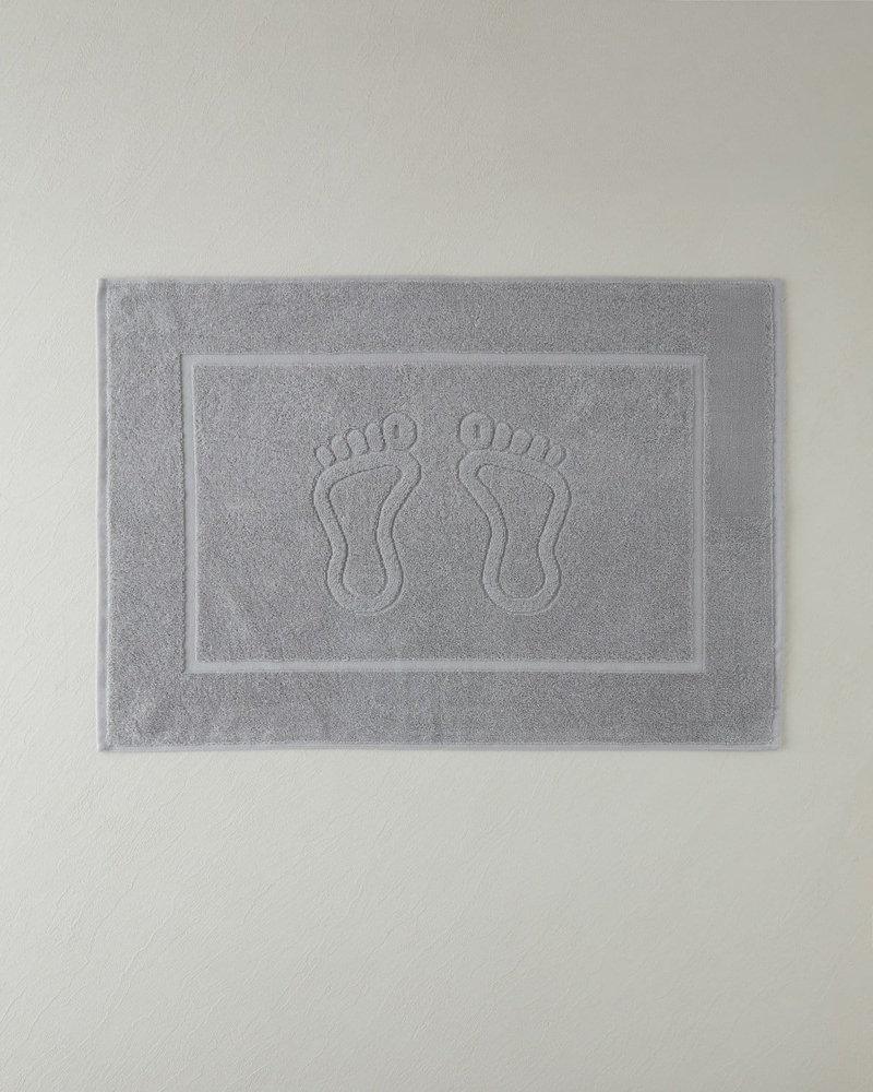 Soft Step Pamuk Ayak Havlusu 50x70 cm Gri