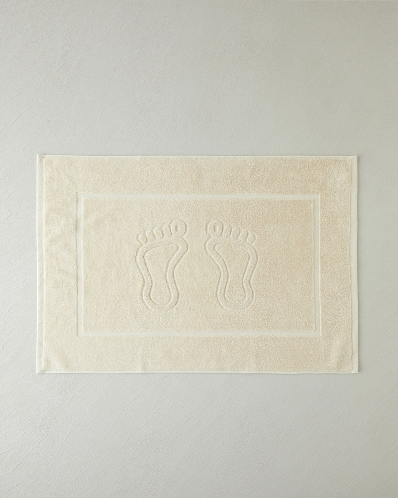 Soft Step Pamuk Ayak Havlusu 50x70 cm Fildişi