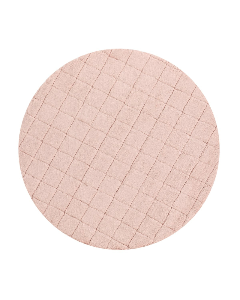 Soft Touch Rabbit Pelüş Halı 120 cm Pudra