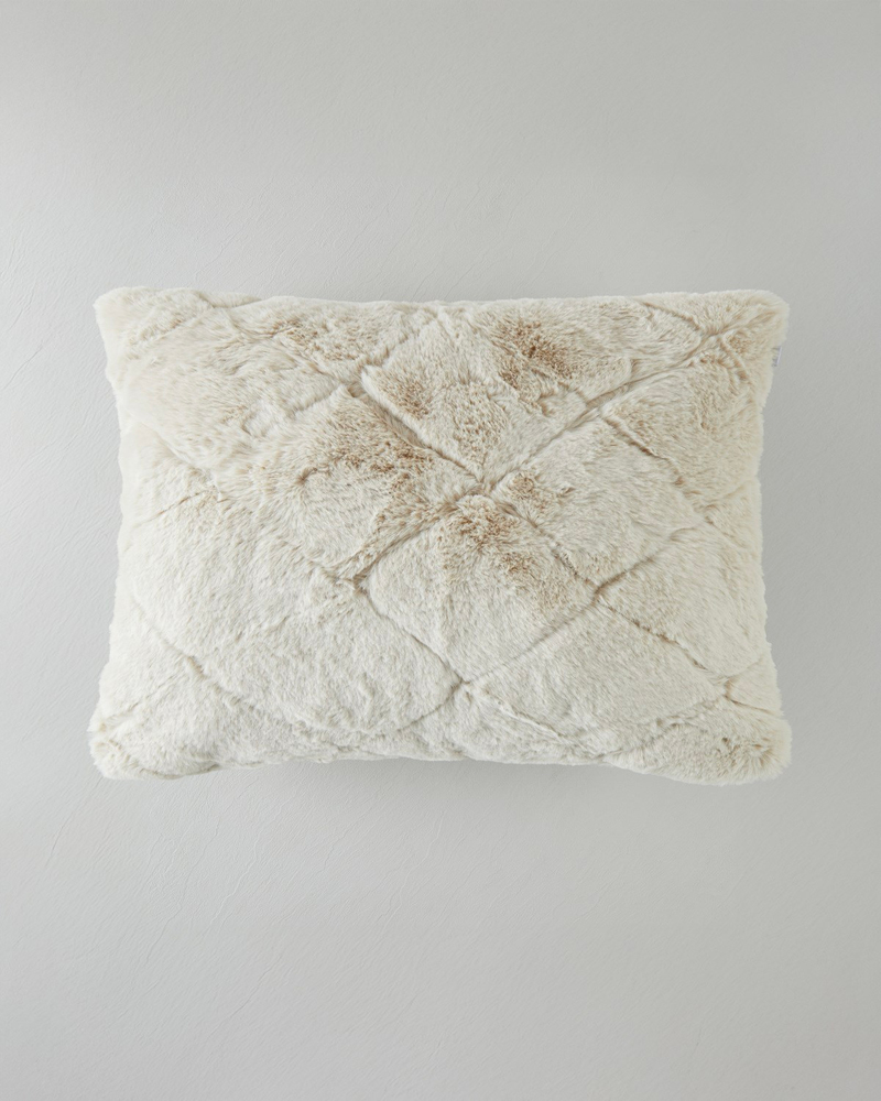 Soft Touch Rabbit Peluş Kırlent Kılıfı 35x50 cm Bej