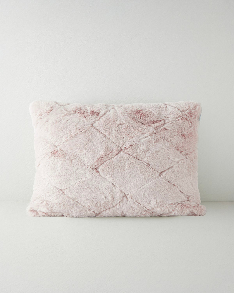 Soft Touch Rabbit Peluş Kırlent Kılıfı 35x50 cm Pudra