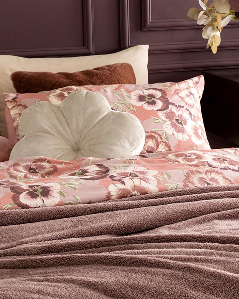 Softy Wellsoft Çift Kişilik Battaniye 200x220 cm Sisli Leylak