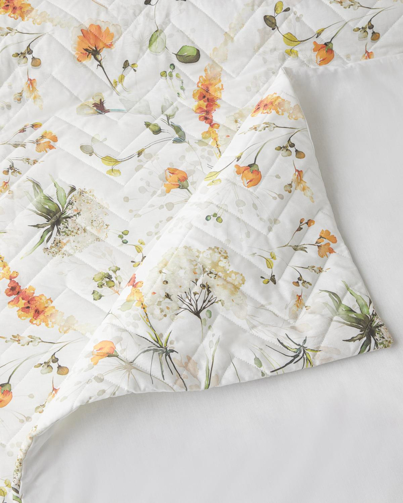 Solaya Bloom Çift Kişilik Complete Nevresim Takımı 200x220 cm Turuncu