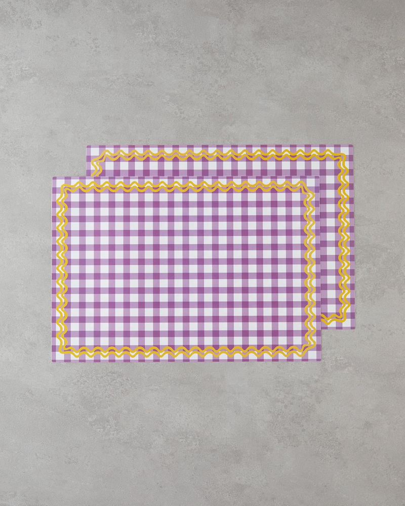 Sommertanz Polipropilen 2'li Amerikan Servis 29x42 cm Mor