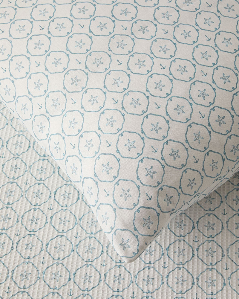 Sora Çift Kişilik Pike Takımı 200x220 cm Mavi
