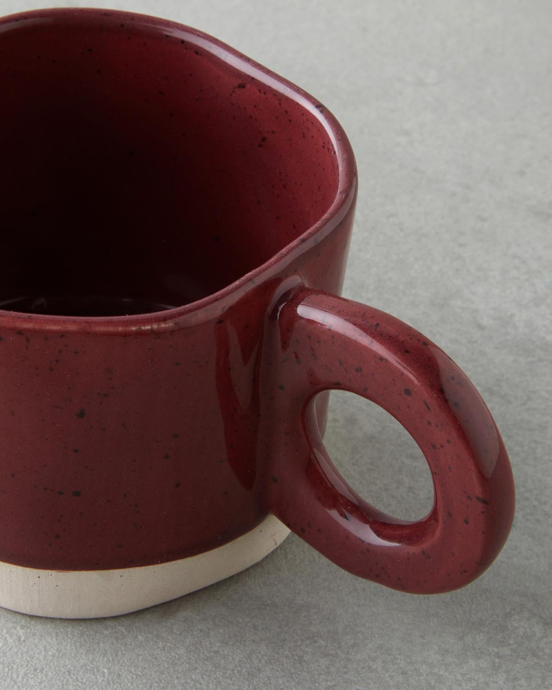 Splashy Stoneware Kupa 300 ml Bordo