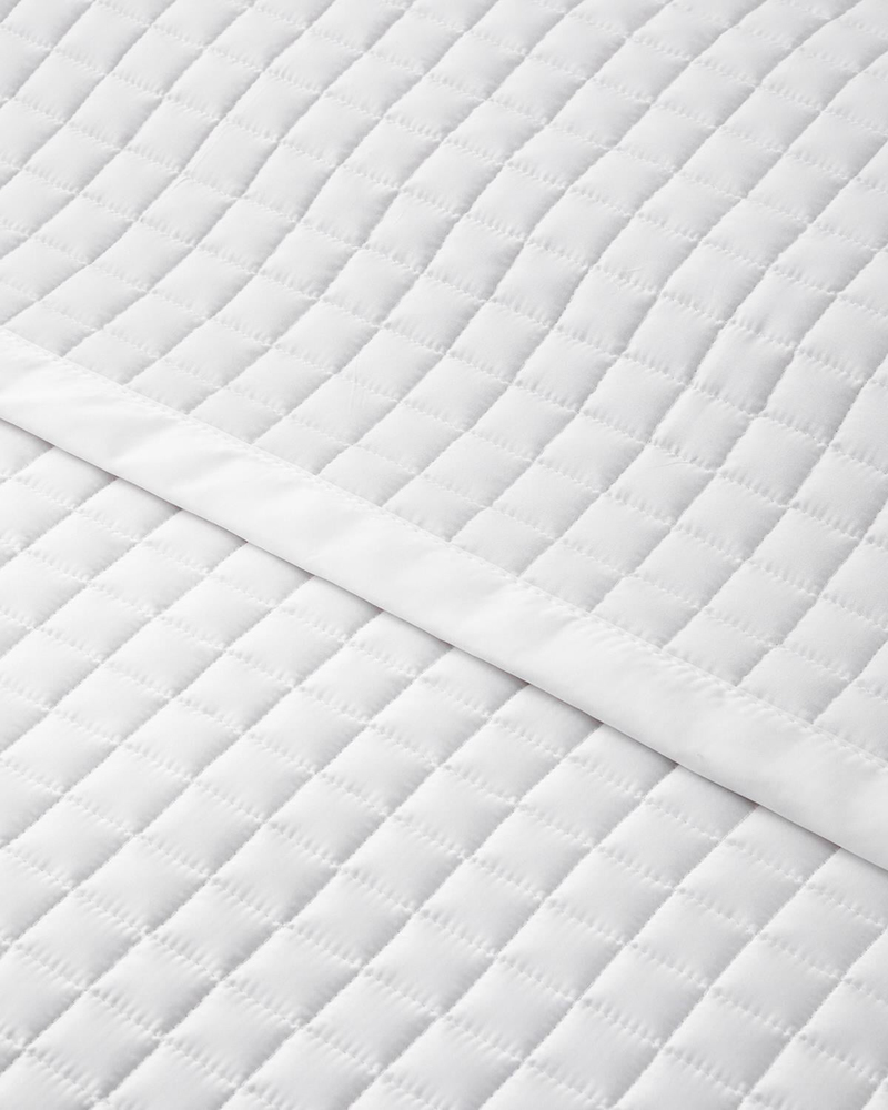 Splendor Saten King Size Yatak Örtüsü Takımı 240x220 cm Beyaz