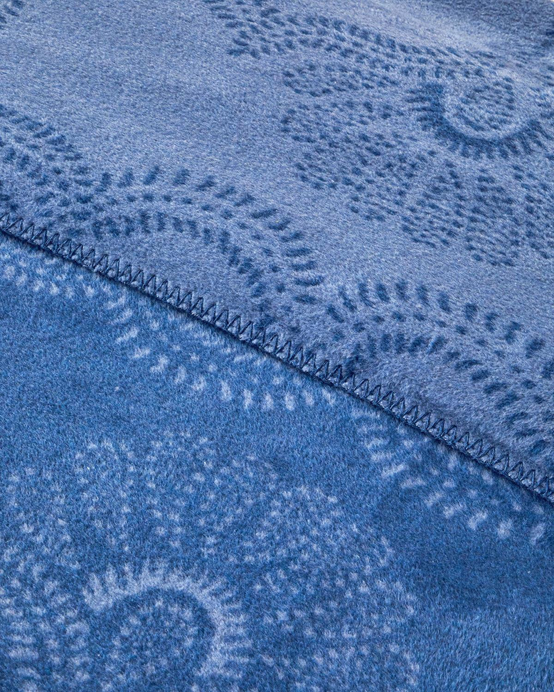 Spread Pamuklu Çift Kişilik Battaniye 200x220 cm Mavi