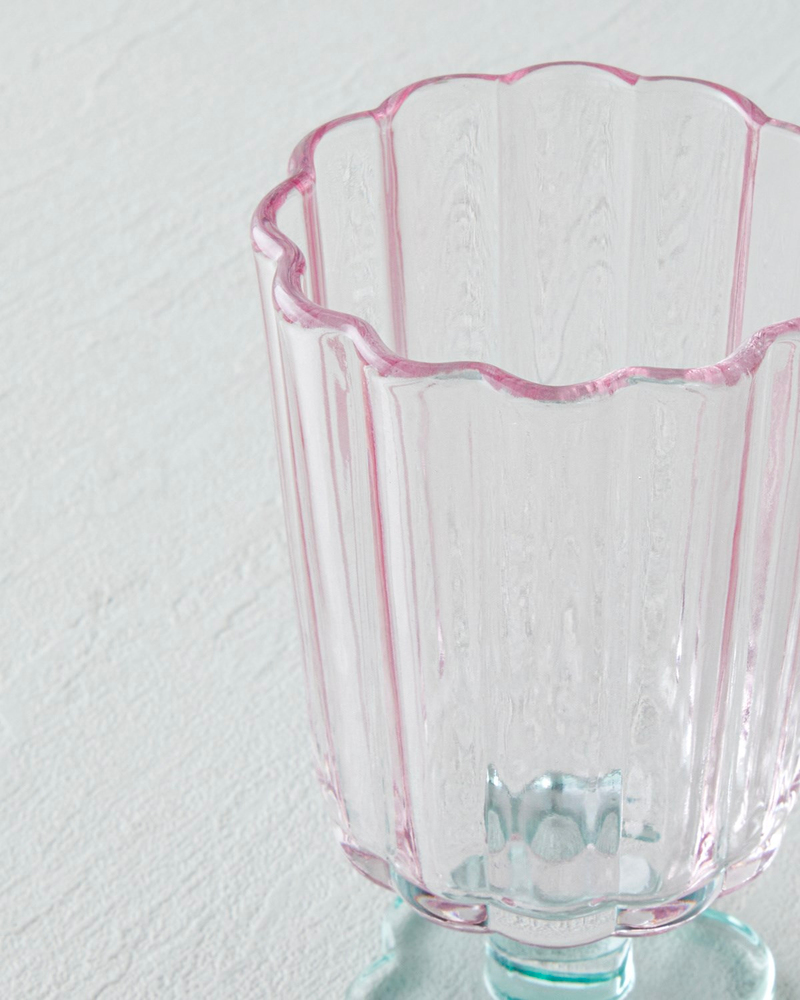 Springtime Cam 3'lü Bardak 280 ml Pembe - Yeşil